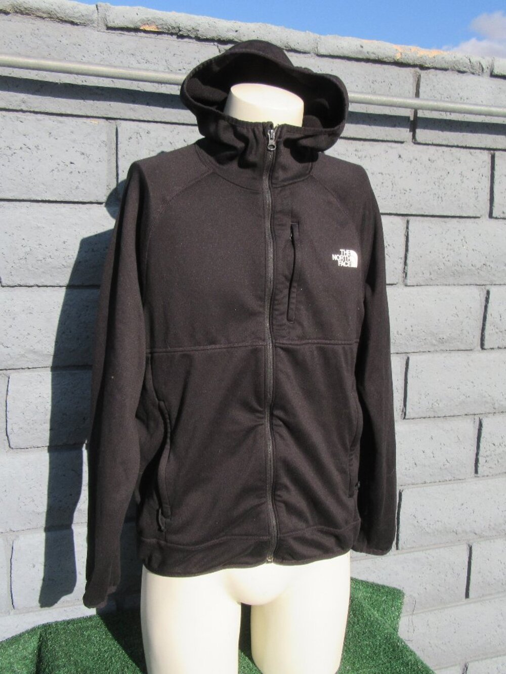The North Face Canyonlands Black Full Zip Hoodie Sweatshirt Men's Size Medium